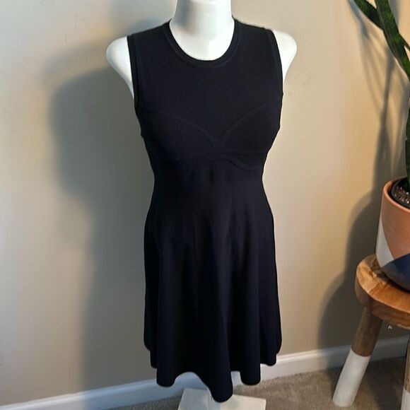 Redvalentino Black Open Back Sleeveless Dress S - Picture 2 of 11